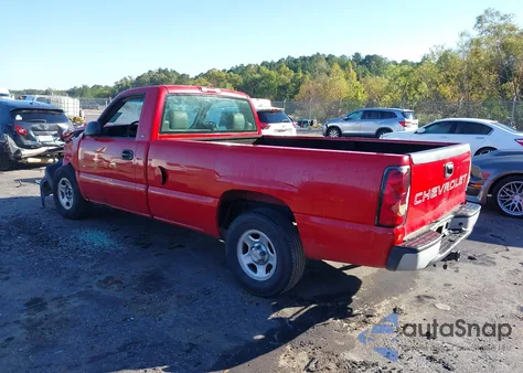 2004 Chevrolet Silverado 1500 Work Truck from USA, damaged, VIN 1GCEC14T84Z217286